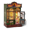 Book Nook Kit, Creative DIY Miniature House Dollhouse Kit Magic Shop