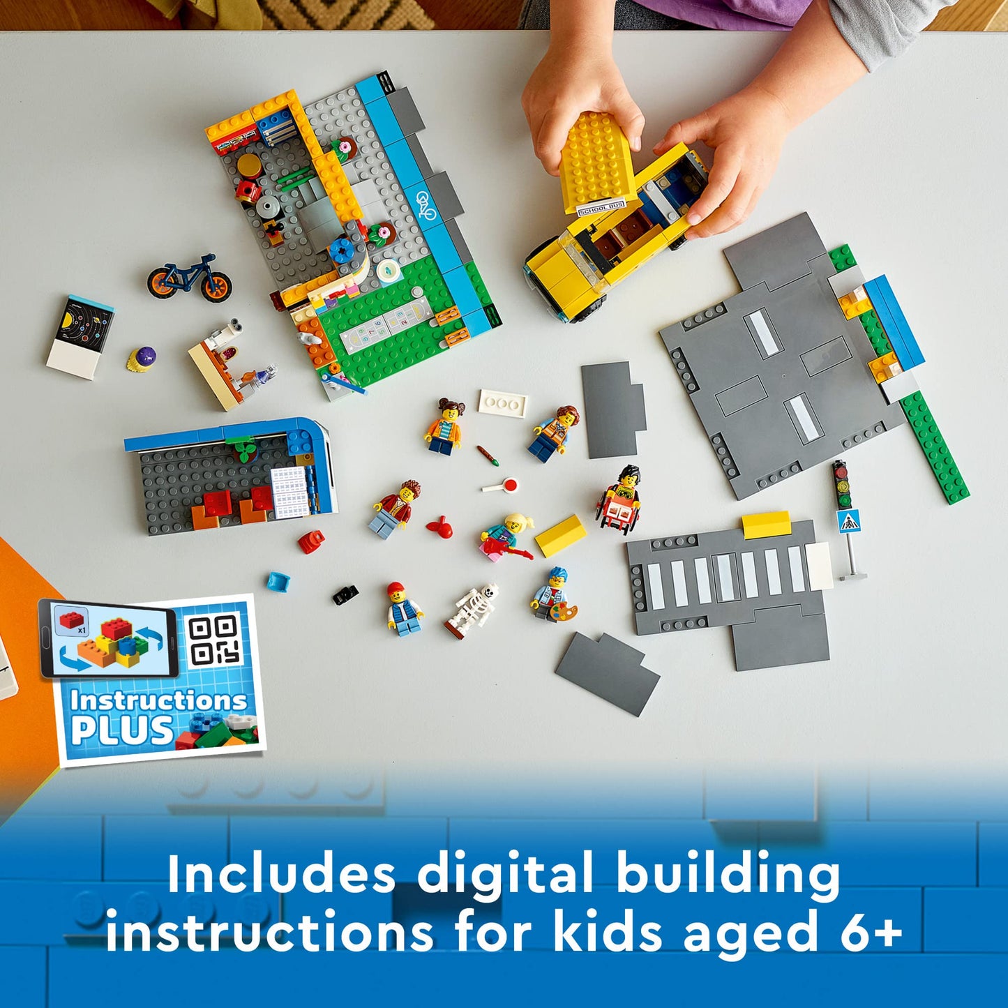 LEGO City School Day 60329 Building Kit; Toy School Playset with 2 City TV Characters, for Kids Aged 6 and up (433 Pieces)