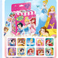 3 Pack Kids Sticker in 30 Designs,600 Pcs 1-1/2 Inch Self Adhesive Label Roll Stickers for Kids and Teacher(Princess)