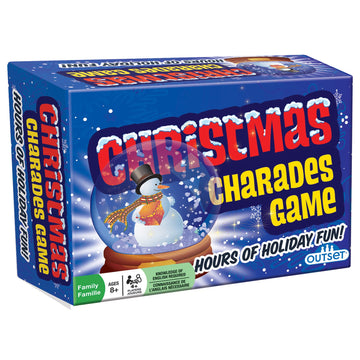 Christmas Charades Game - Outset Media, Holiday Family Game, Features 300 Charades, Develops Critical Thinking, Builds Imagination & Supports