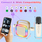 Portable Karaoke Machine for Kid: Child Toy Girl Age 3-12 Gift(Light Beige)