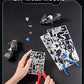 3D Metal Puzzles for Adults,DIY 3D Motorcycle Metal Model Kits Building,Challenge to Assemble DIY Craft Kits, Christmas Birthday Gift Ideas