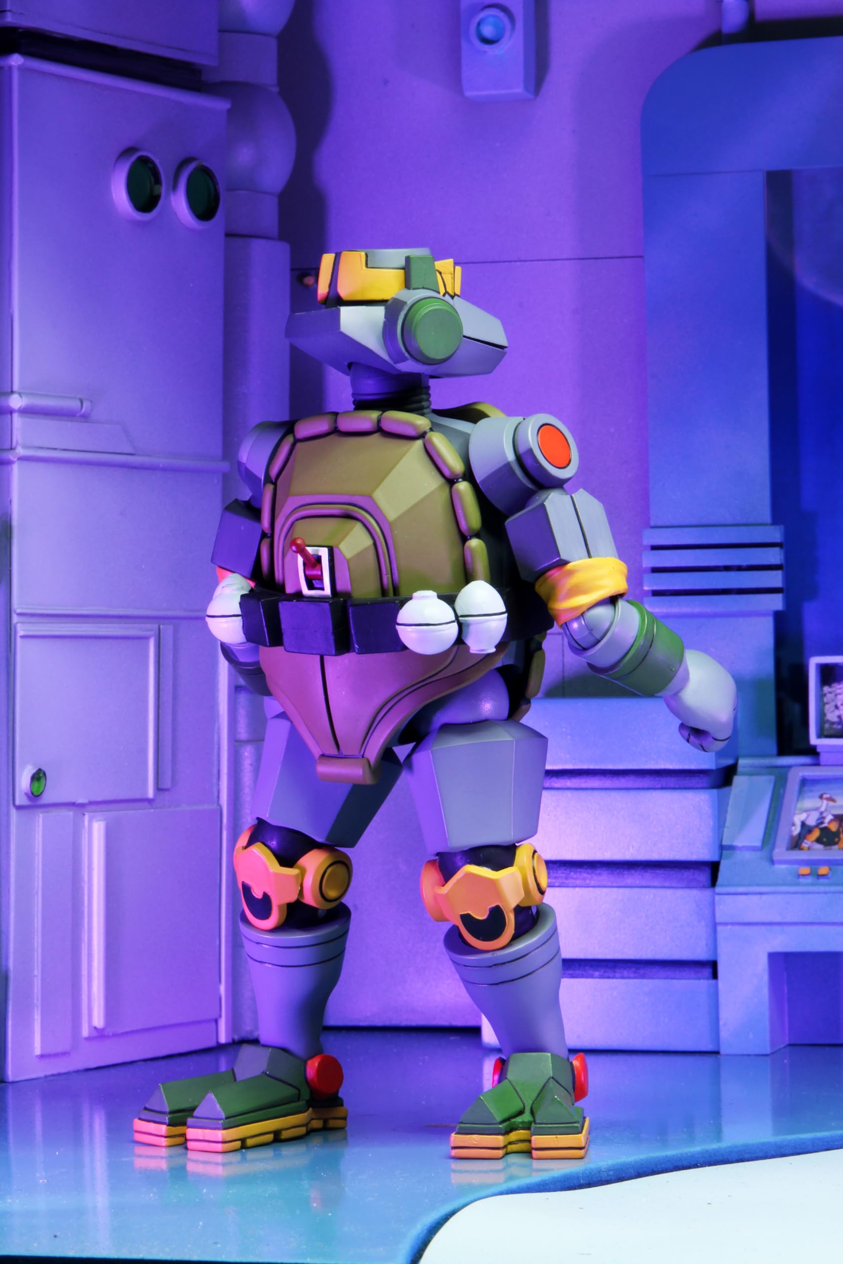 NECA 7" Teenage Mutant Ninja Turtles Cartoon The Mighty Metalhead Ultimate Action Figure