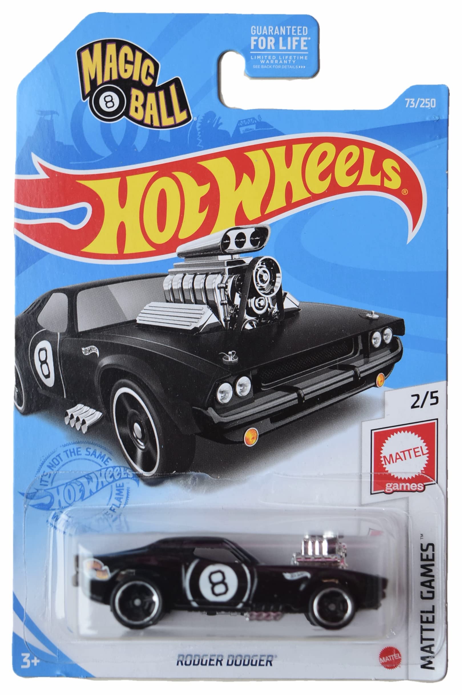 Hot Wheels Rodger Dodger, Mattel Games 2/5, black