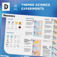 Discovery Mini Science Kit 8-Pack, 32 STEM Science Experiments for Kids, Chemistry, Crystal Growing, Slime, Magic, Space, Creepy, Frozen Activity