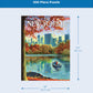 New York Puzzle Company - New Yorker Central Park Row - 500 Piece Jigsaw Puzzle for Adults by Eric Drooker