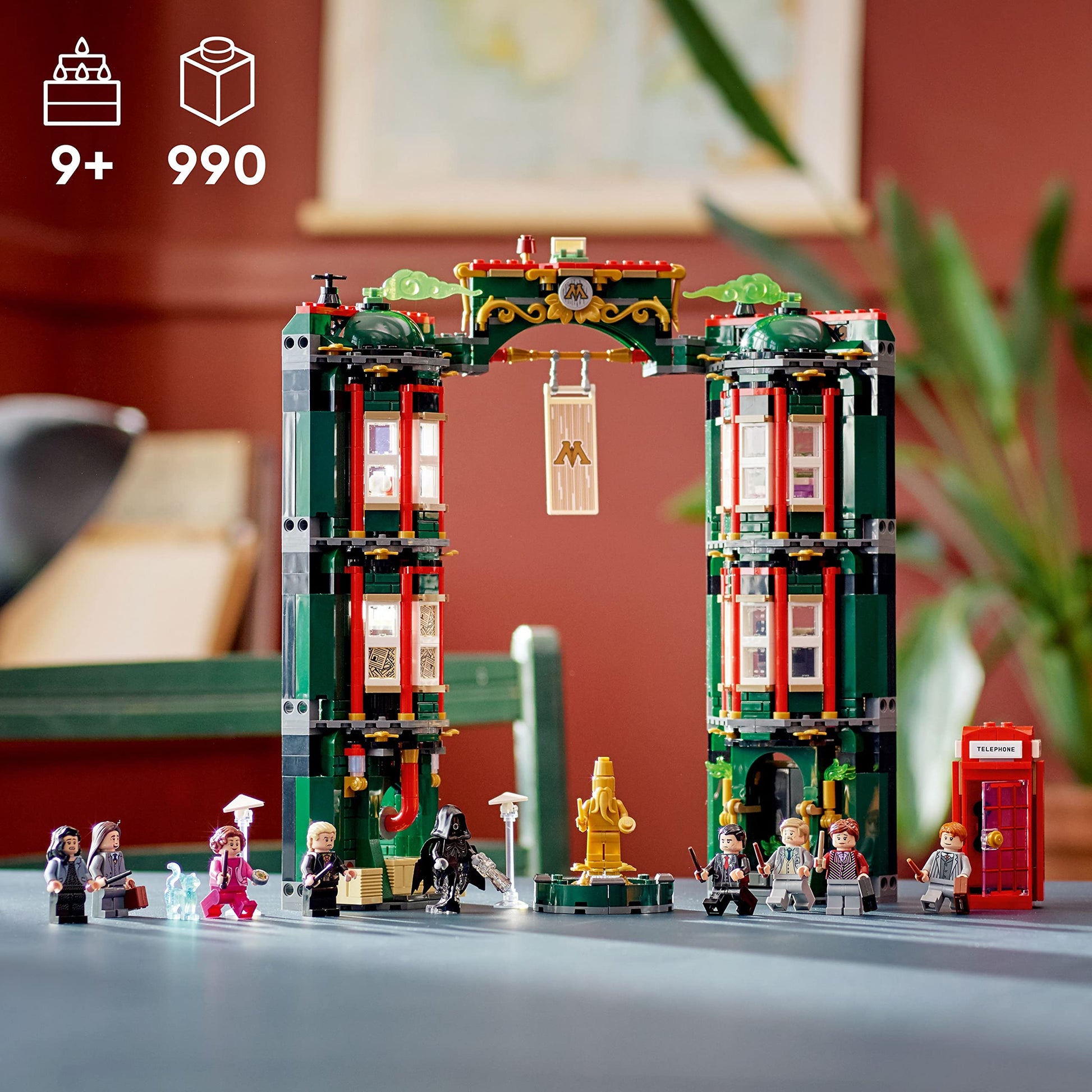 LEGO Harry Potter The Ministry of Magic Building Toy 76403 Large Modular Building Set with 12 Minifigures, Harry Potter Gift Idea for Kids Boys Girls