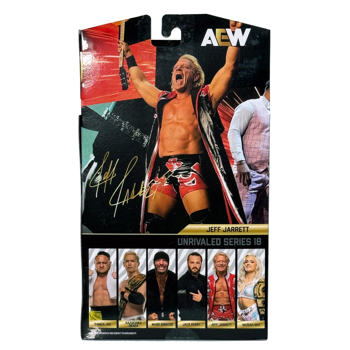 AEW Jeff Jarrett Unrivaled 18 Toy Wrestling Action Figure