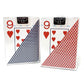 bee 2 Decks Jumbo Playing Cards Red & Blue Deck Casino Quality