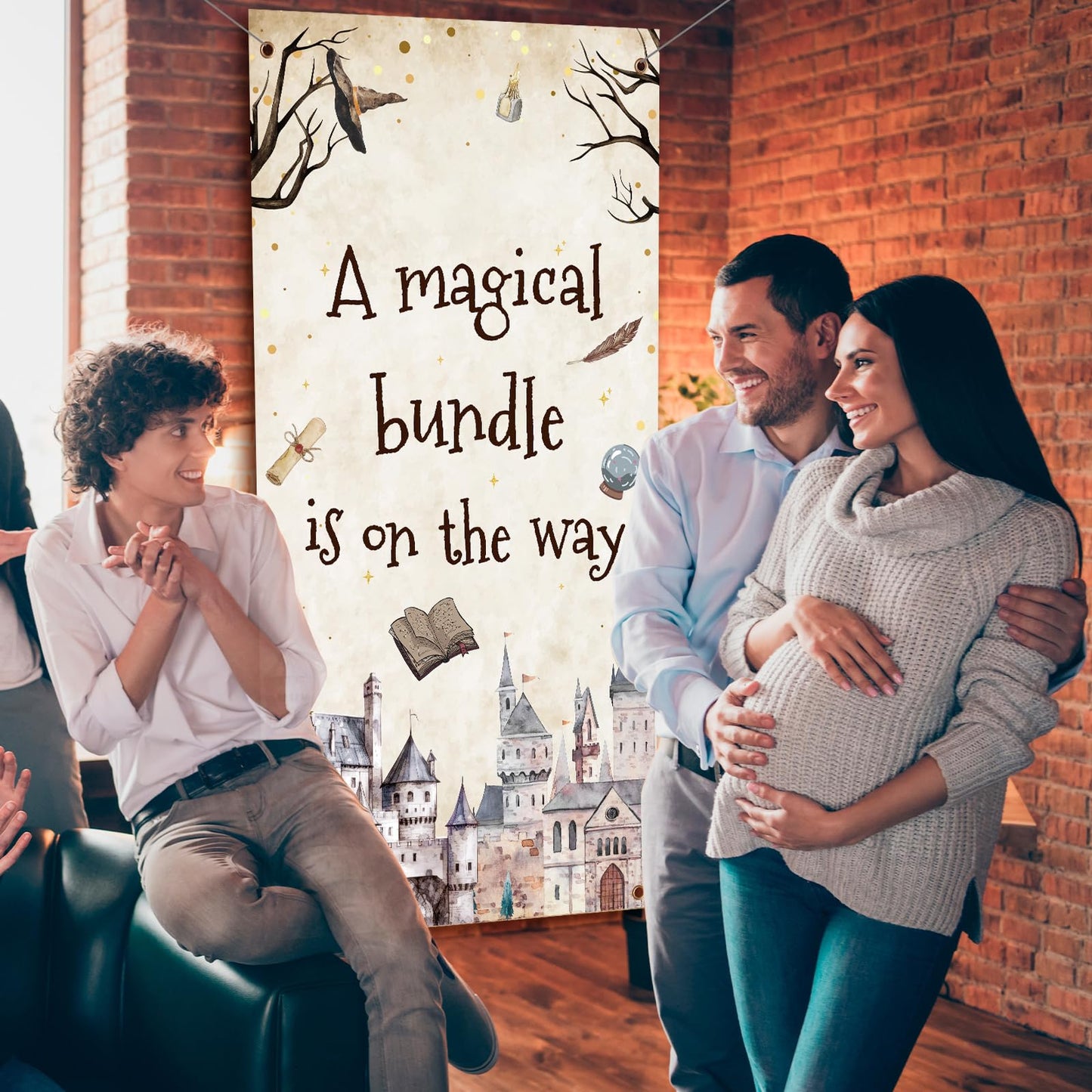 Magical Bundle - Wizard Party Door Banner Birthday Baby Shower Supplies