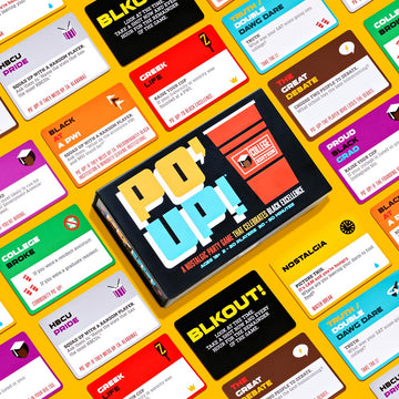 PO' UP! College Edition - A Party Game Celebrating Black College Students and Grads from HBCUs to PWIs | 215 Questions | Ages 18+ | 2+ Players