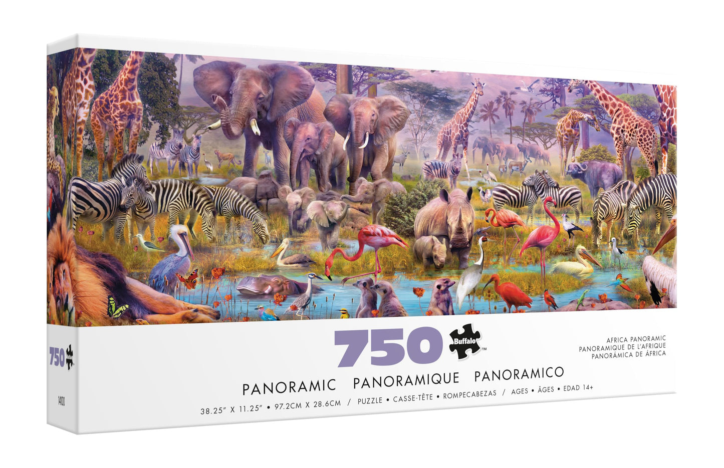 Buffalo Games - Africa Panoramic Landscape - 750 Piece Jigsaw Puzzle