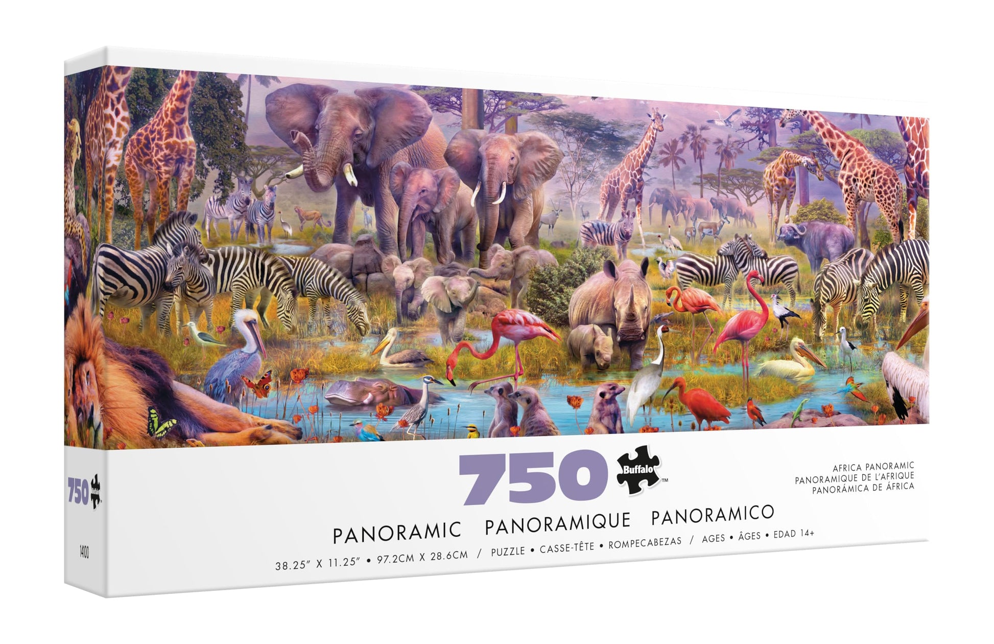 Buffalo Games - Africa Panoramic Landscape - 750 Piece Jigsaw Puzzle