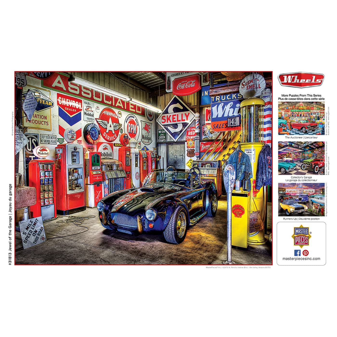 MasterPieces 750 Piece Jigsaw Puzzle for Adults and Family - Jewel of the Garage - 18"x24"
