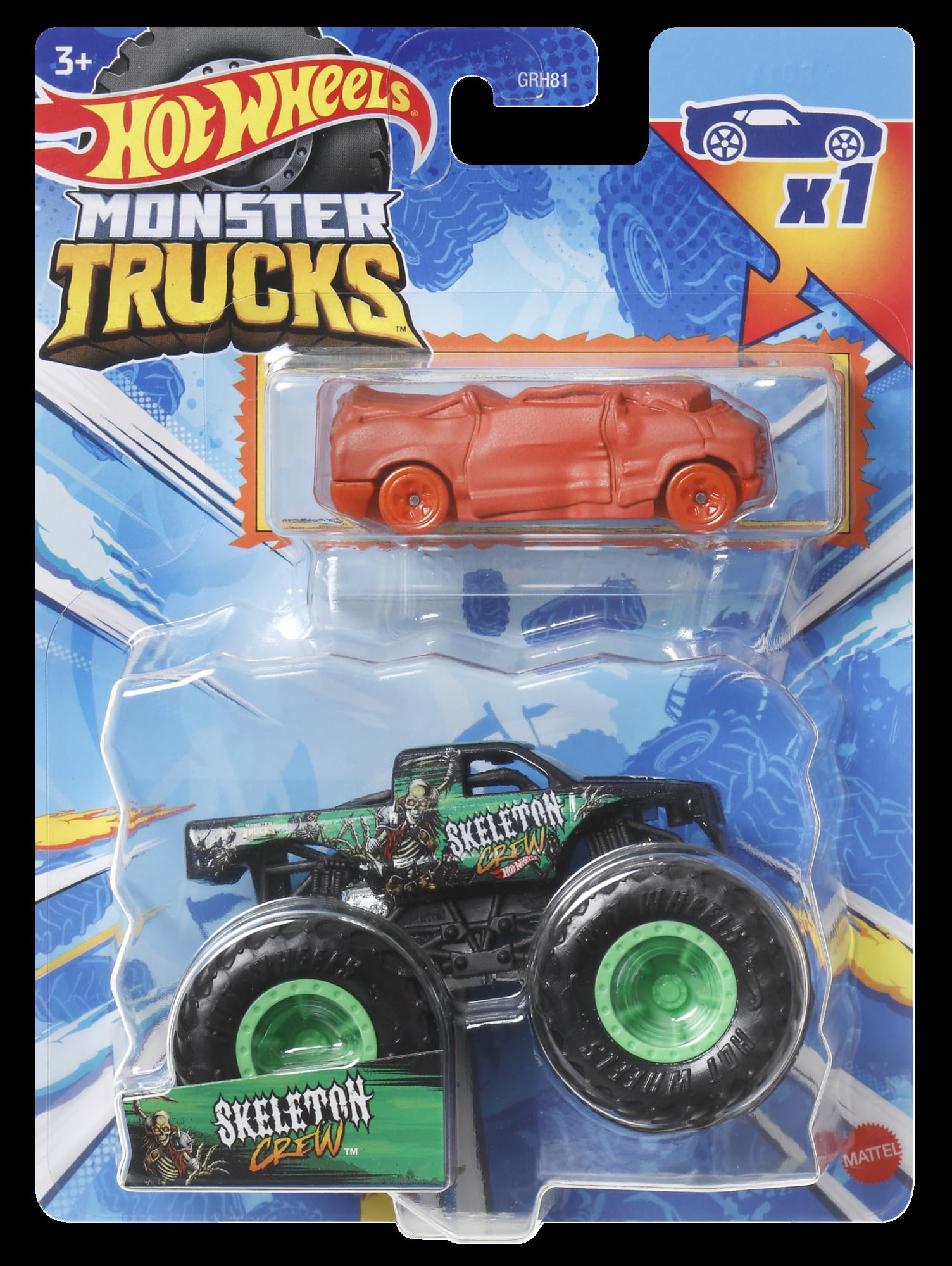 Monster Truck 1:64 Skeleton Crew
