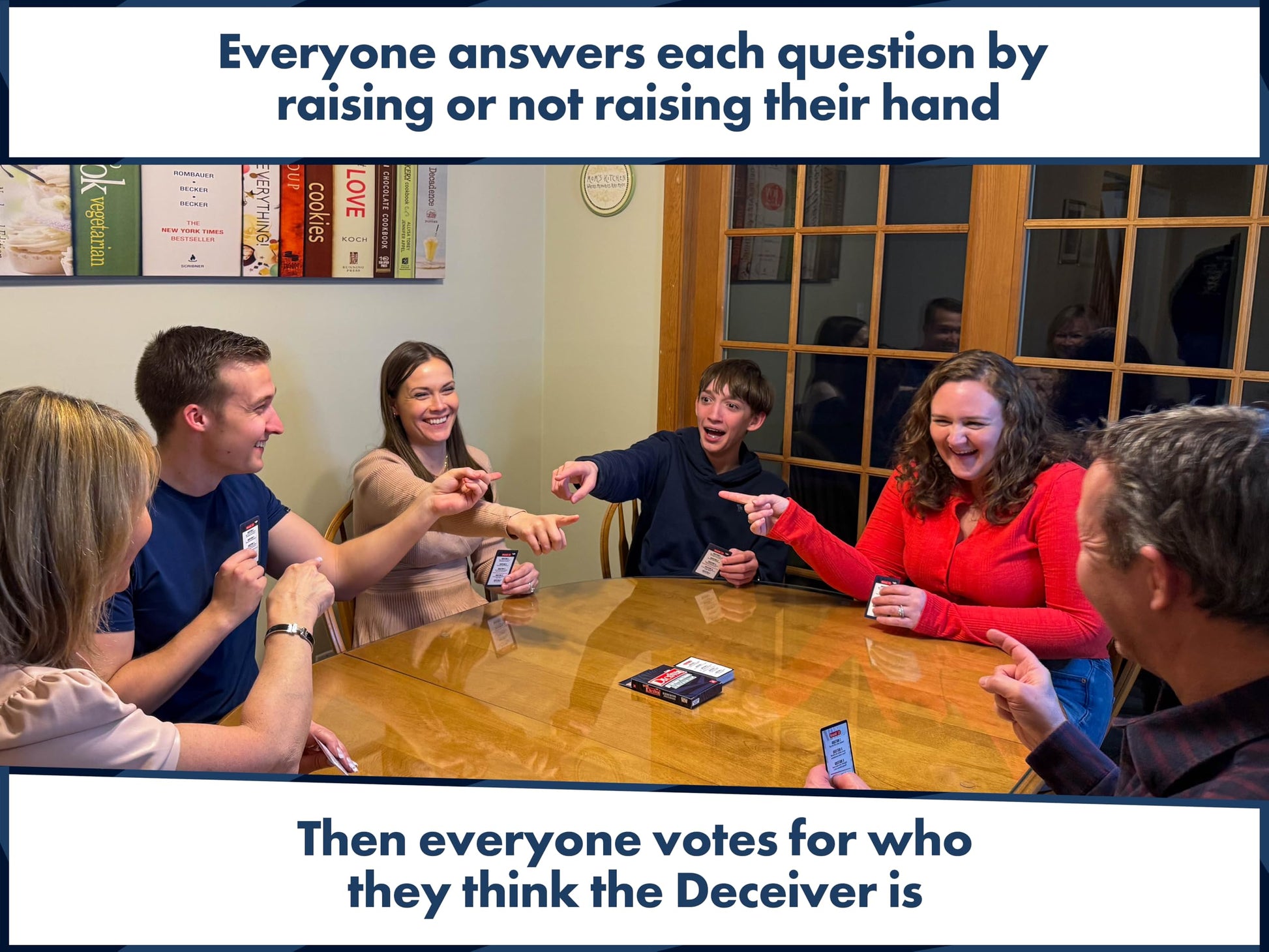 Deceiver: Social Deduction Party Game for Adults & Teens - Bluffing, Strategy & Personal Trivia for Family Game Night - Perfect for College Parties