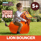 Waddle Hip Hoppers Large Bouncy Hopper Ride On Toys - Inflatable Hopping Animal Bouncer for Kids Girls & Boys, Easy Grip, Stable Base, Outdoor