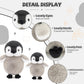 ABEARCAR Soft Penguin Plush Stuffed Animals 9" Cute Penguin Stuffed Plushies Pillow Birthday Christmas Valentine's Day Gifts for Kids