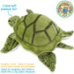 TigerHart Turquoise The Green Sea Turtle - 10 Inch Stuffed Animal Plush