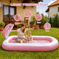 Splash Pads for Toddlers 1-3, Dolphin Toy Sprinkler for Kids, Outdoor Play Mat for Babies, 68" Backyard Inflatable Kiddie Pool, Splash Pad for Kids