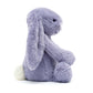Jellycat Bashful Viola Bunny Stuffed Animal Plush Toy, Medium, Purple