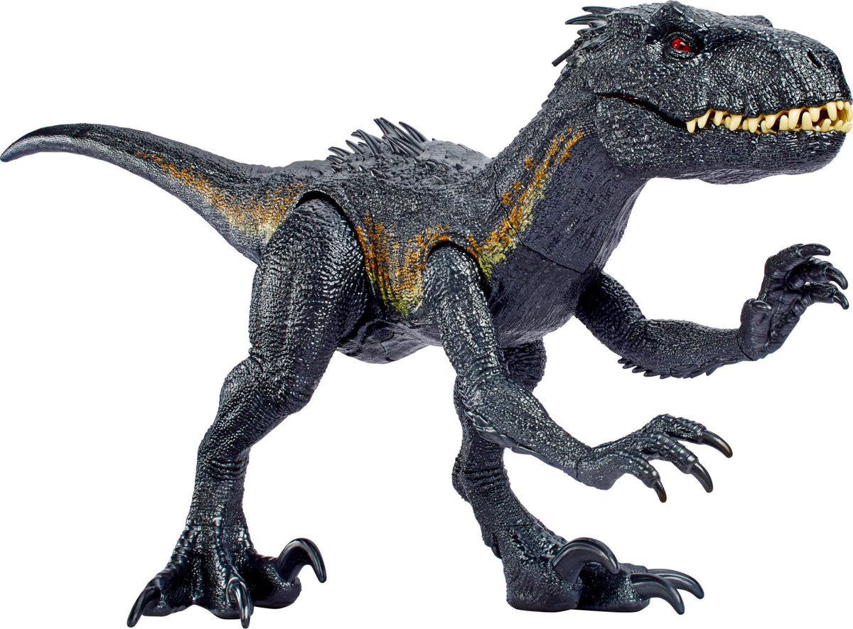 Mattel Jurassic World Fallen Kingdom Giant Dinosaur Toy, Super Colossal Indoraptor, Swallows Mini Figures, 3 Feet Long Authentic Figure