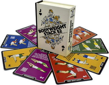 Stack 52 Bodyweight Exercise Cards: Workout Playing Card Game