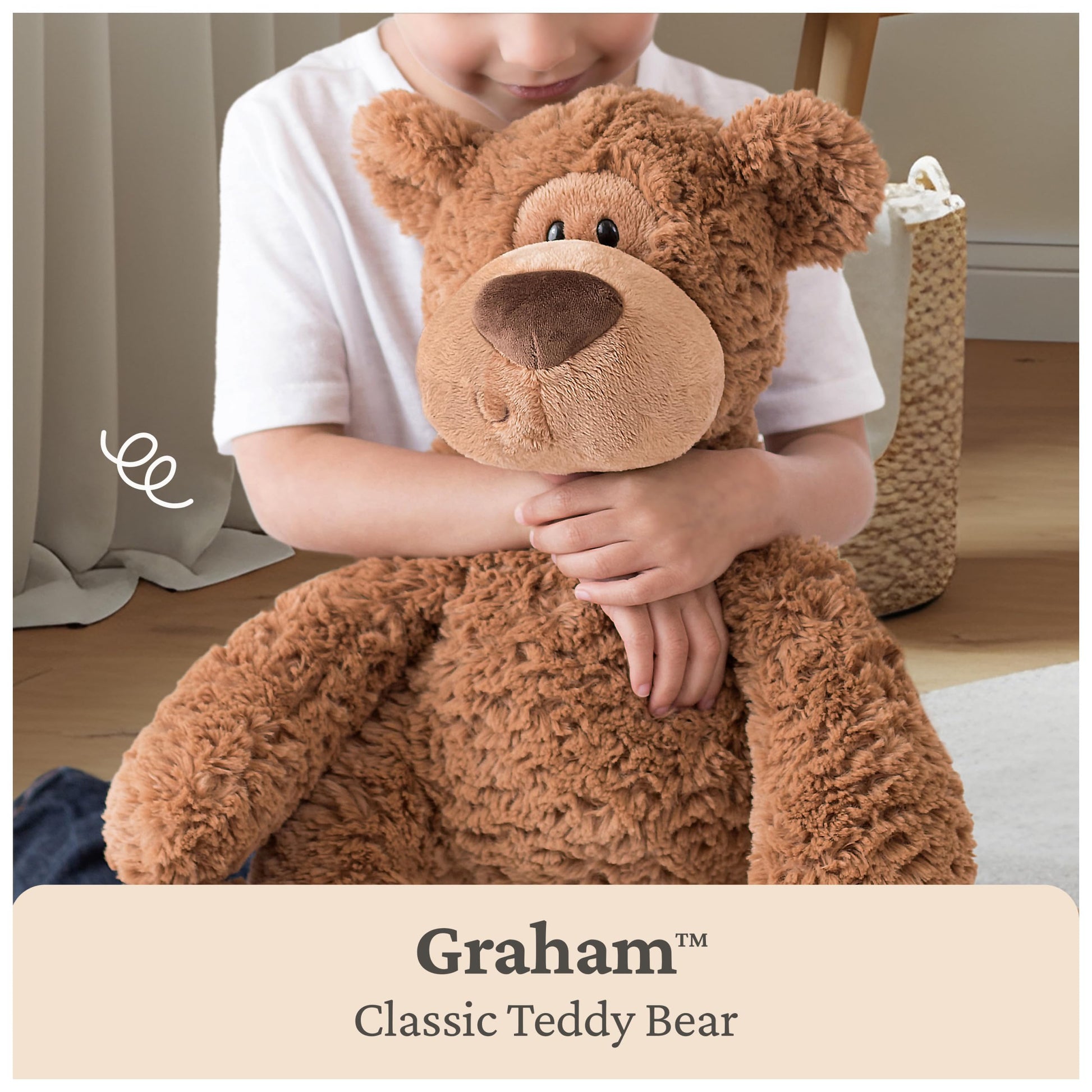 GUND Grahm 12-Inch Classic Brown Teddy Bear Plush Toy for Ages 0+