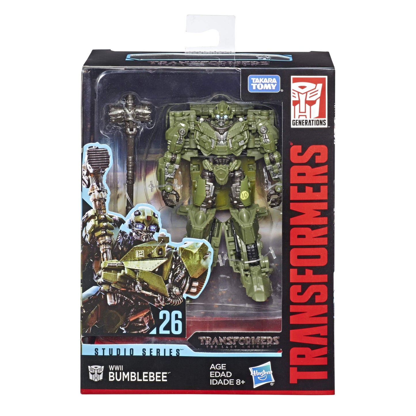 Transformers Studio Series 26 Deluxe Class The Last Knight Wii Bumblebee Action Figure