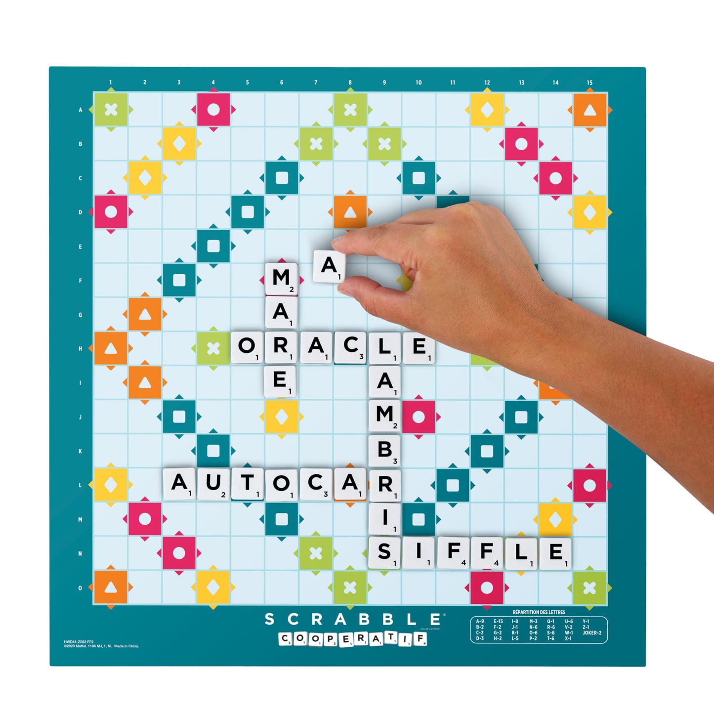 Mattel Games Scrabble two in one, version: French, HWD44