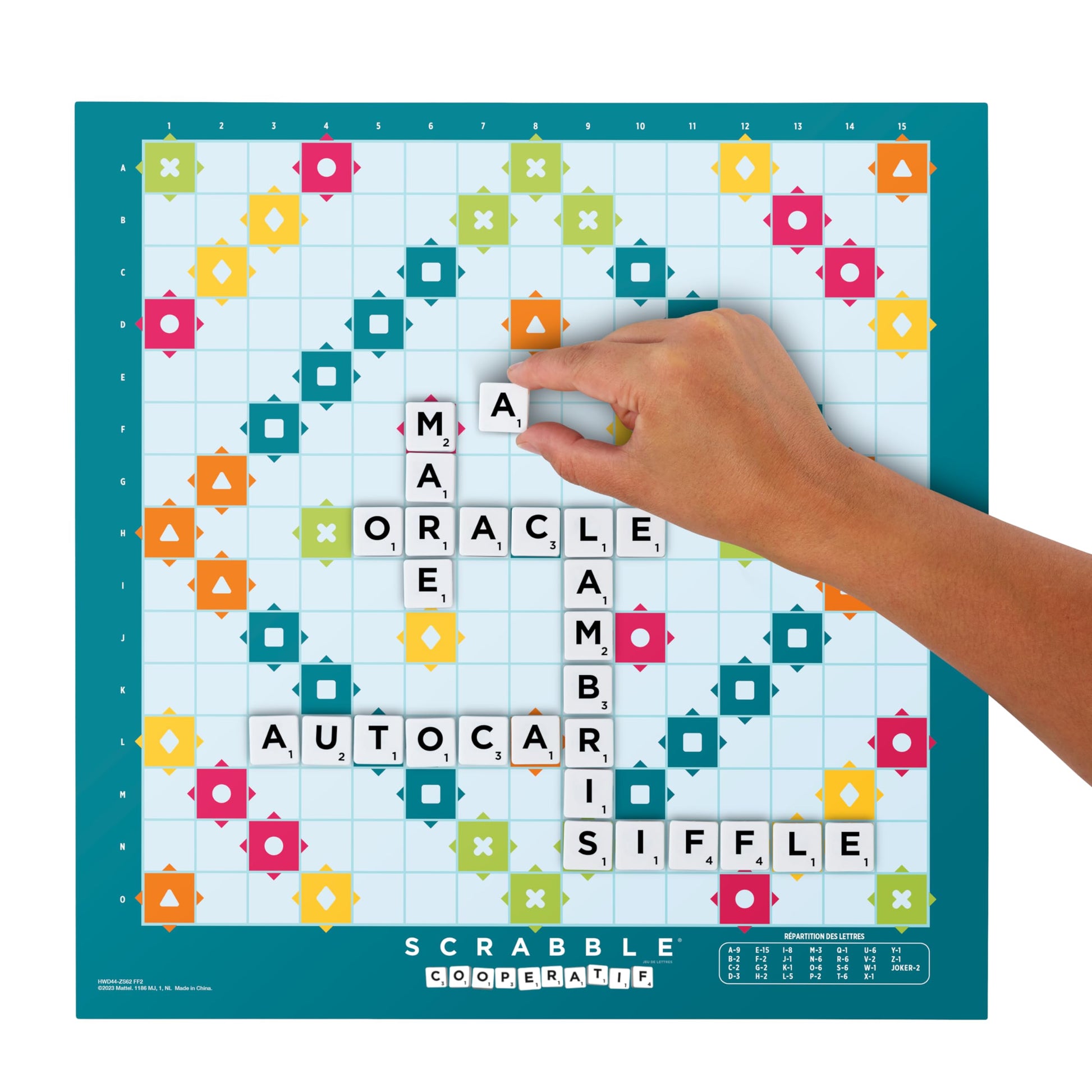 Mattel Games Scrabble two in one, version: French, HWD44