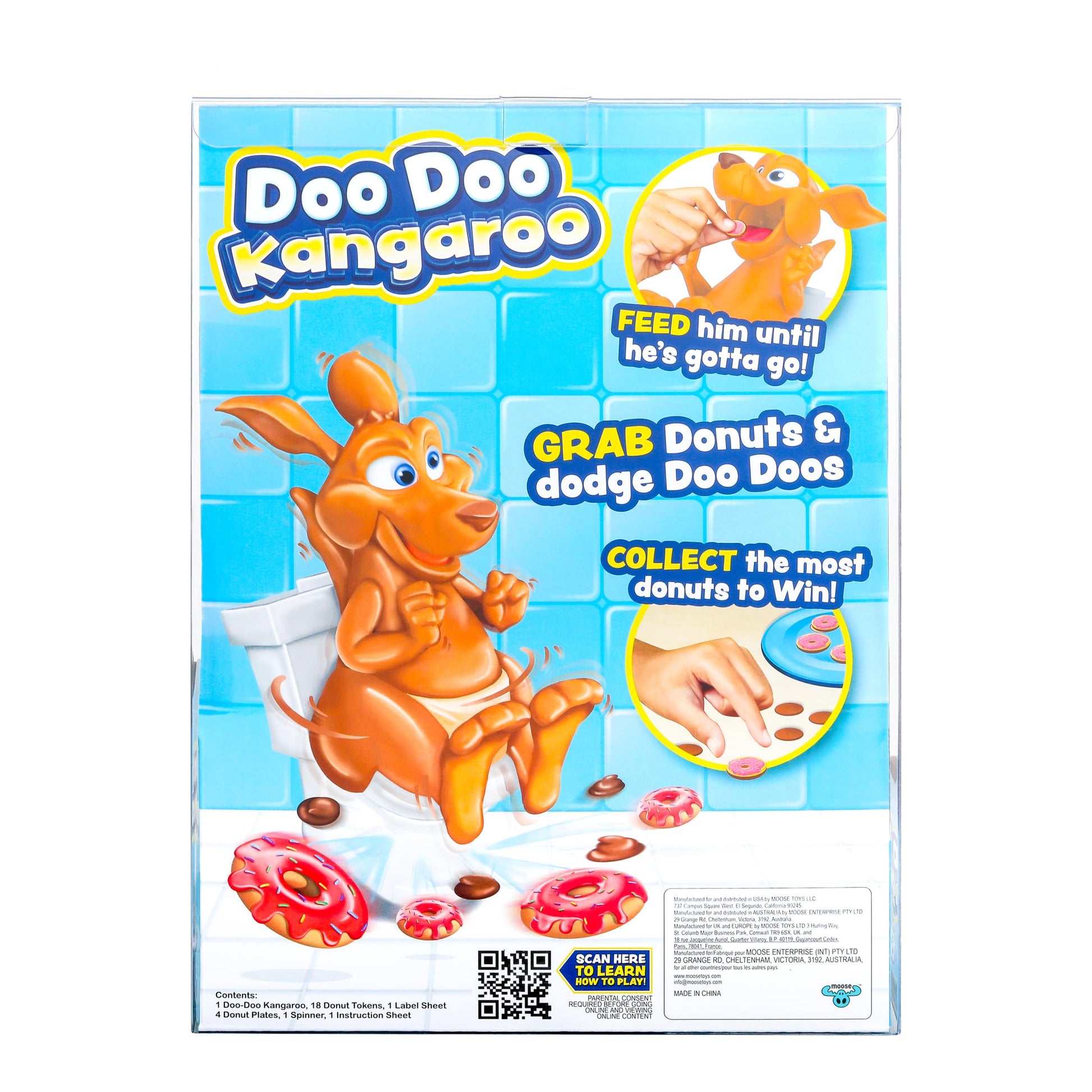 Moose Games Doo Doo Kangaroo Game. Feed Him Until He's Gotta Go! Grab The Donuts and Dodge The Doo Doos. Collect The Most Donuts to Win