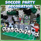 Inflatable Soccer Balls (Pack of 12) 16-inch, Soccer Party Beach Balls Bulk