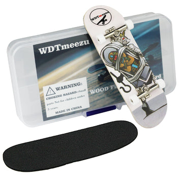 WDTMEEZU Wood Finger Skateboard Professional Fingerboards Wheels with Bearings Mini Fingerboard-30mm Pharaoh