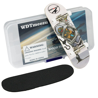 WDTMEEZU Wood Finger Skateboard Professional Fingerboards Wheels with Bearings Mini Fingerboard-30mm Pharaoh