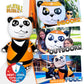 INFLATABLE DUDES Panda Toy 47" - Kids Punching Bag | Sand-Base