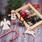 Livder Christmas Pipe Cleaners Set - 475 Pieces, 145 Brown Chenille Stems, 190 Red Pom Poms, 140 Wiggle Eyes for Crafts
