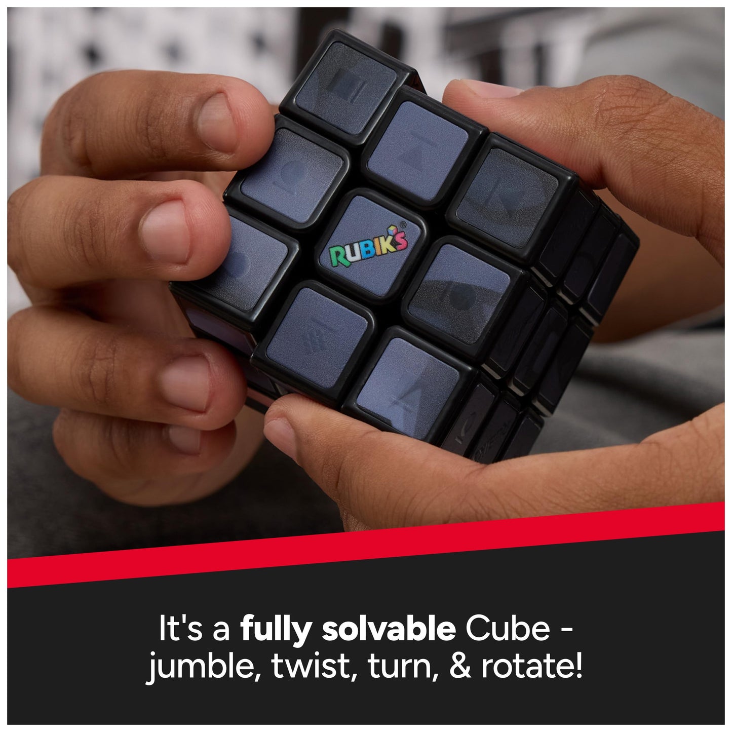 Rubik's Cubers Batman 3X3 Puzzle Game for Adults and Children - Rubiks Magic Cube - Original 3x3 Puzzle - Batman DC Toy - Problem Solving Puzzle