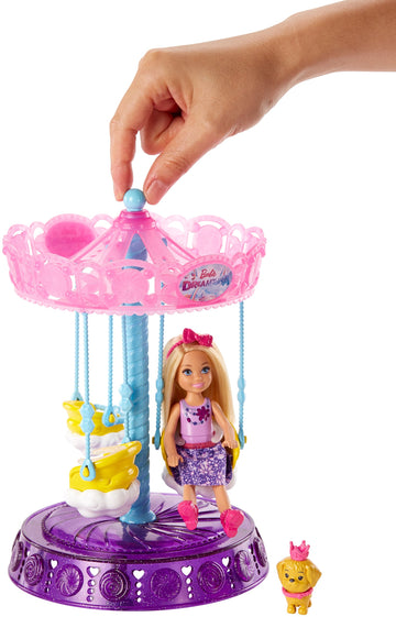 Barbie Dreamtopia Chelsea Doll and Carousel Playset