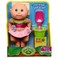 Cabbage Patch Kids Beach Time Tiny Newborn with Pink Toy Floatie, Pail and Shovel and Watermelon Swimsuit - 9 Inch CPK Dolls - Grow Your Cabbage Patch