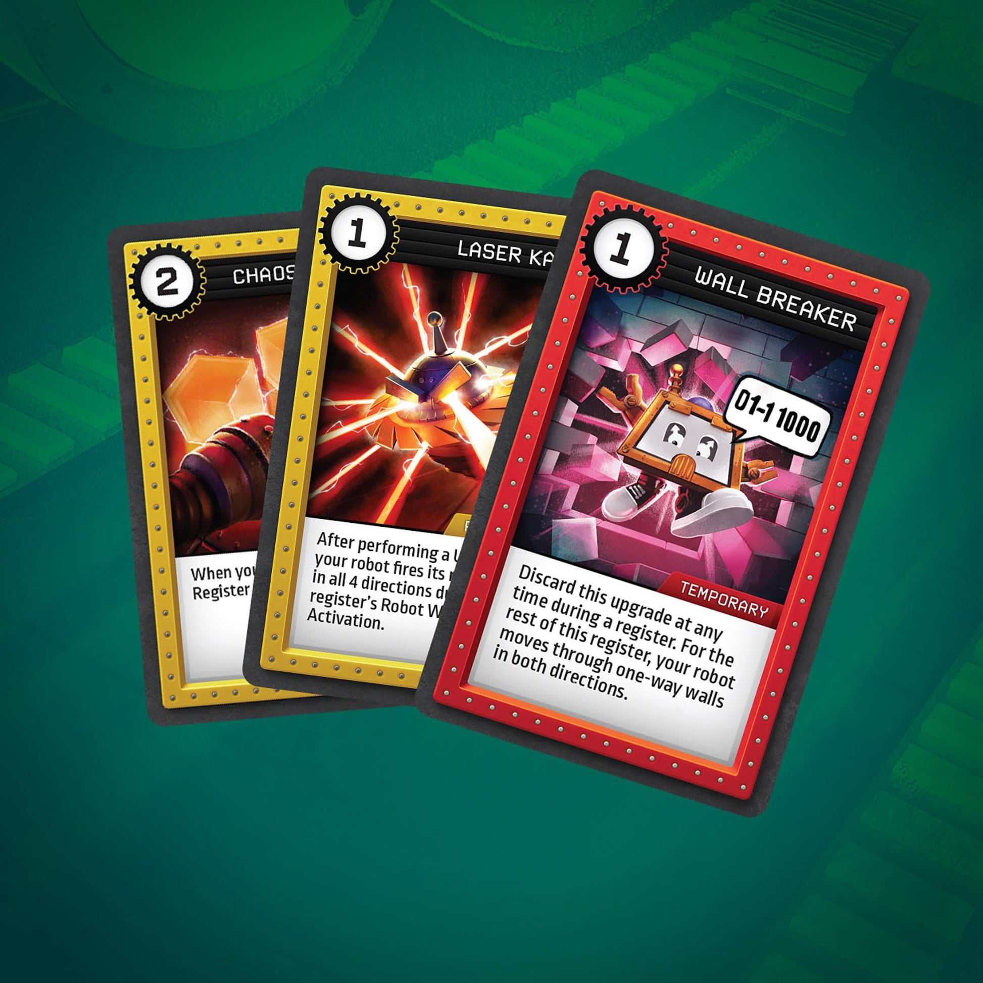 Renegade Game Studios Robo Rally Board Game Expansion - Contamination with Trap Doors & Chop Shops, 2-6 Players