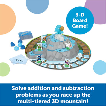 Learning Resources Summit Sums - Math Manipulatives, Montessori Board Games, Addition and Subtraction, Counting literacy Toys, STEM for Kids, Critical