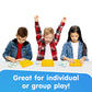 Junior Learning: Math Pop Bingo - Numbers Bubble Grid & Tile Game, Addition-Subtraction-Multiplication, Giant Problem-Solving Silicone Boards, Kids 6+