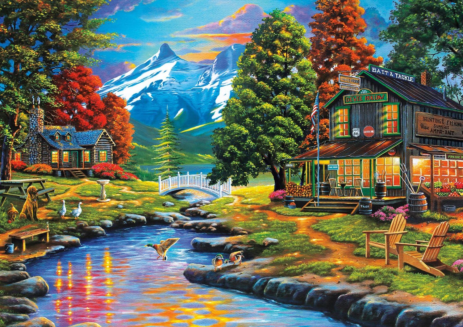 Buffalo Games - Dewie Hollow - 500 Piece Jigsaw Puzzle for Adults
