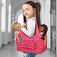 Badger Basket Versatile On-The-Go Doll Tote and Storage Bag for 18-20 Inch Dolls - Stylish and Practical Travel Companion