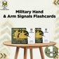 Army Flashcards - Military Hand and Arm Signals | 100 of The Most Important Visual Hand and Arm Signals | from The Army Training Circular TC 3-21.60