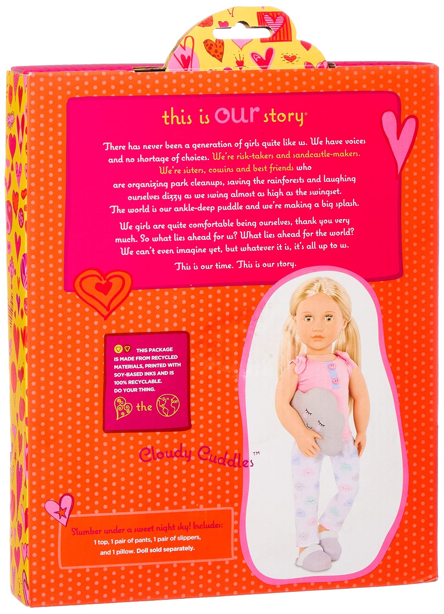 Our Generation Cloudy Cuddles Doll Clothing Outfit Set, fits 18 Inch Dolls, for Ages 3+
