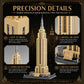 LQPFBSM Empire State Architecture Building Blocks Sets New York City Skyline Architecture Model Kits New York Landmark Skycraper Toys Gift for Adults