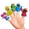 Sesame Street 5 Piece Finger Puppet Set - Easter Basket Stuffers, Easter Egg Fillers, Easter Decorations, Party Favors, Educational, Playtime, Bath