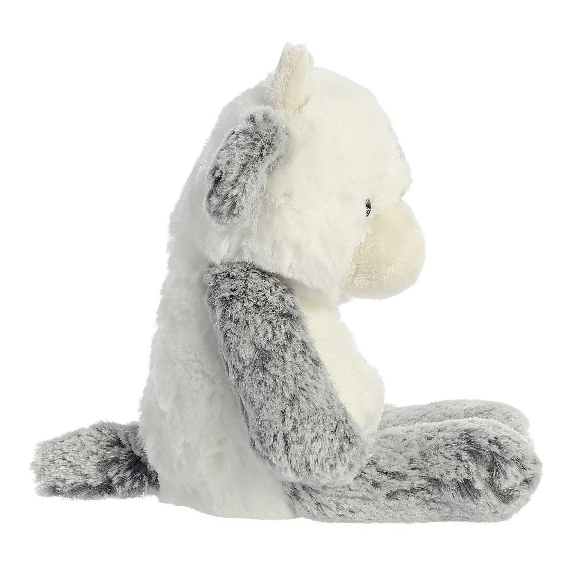 Aurora® Snuggly Sweet & Softer™ Cow Stuffed Animal - Comforting Companion - Imaginative Play - White 6.5 Inches